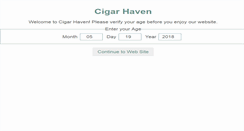 Desktop Screenshot of cigar-haven.com