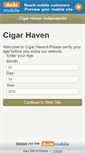 Mobile Screenshot of cigar-haven.com